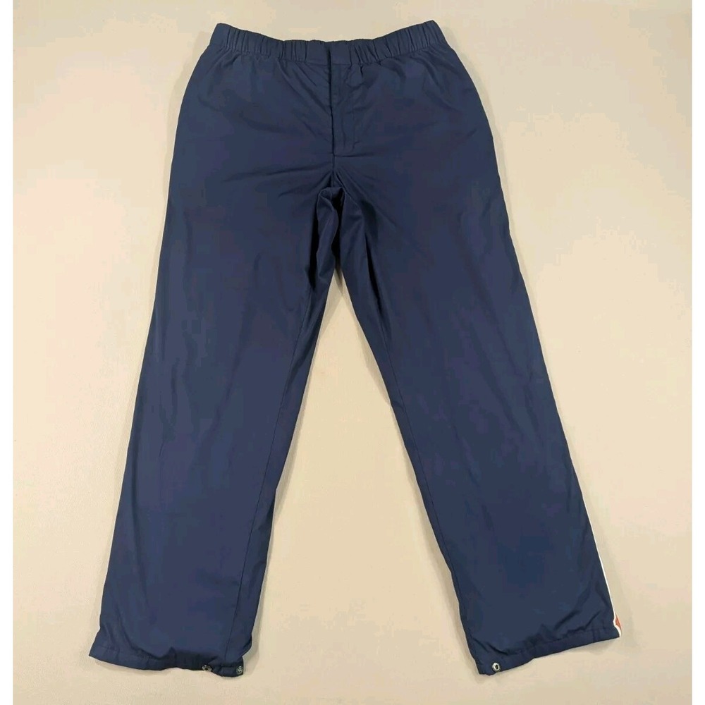 Vintage Polo Ralph Lauren Pants Adult Large Navy Side Stripe Tennis Track